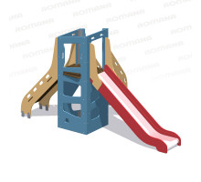 Детский игровой модуль с горкой Romana 115.29.00