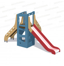 Детский игровой модуль с горкой Romana 115.29.00