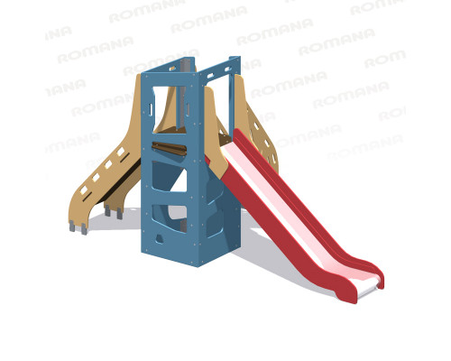 Детский игровой модуль с горкой Romana 115.29.00