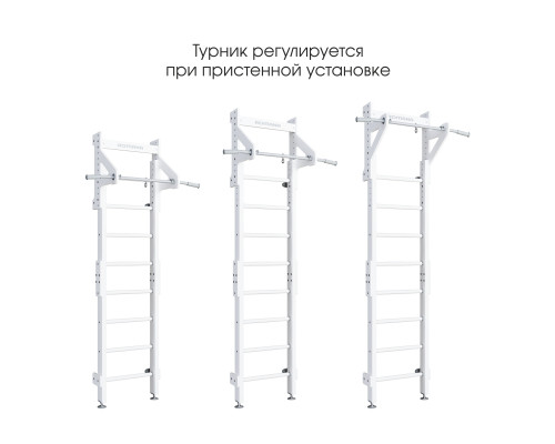 Шведская стенка ROMANA Eco1 (дерево-белый)