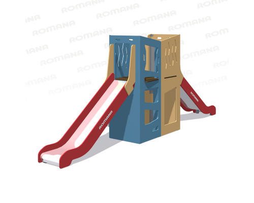 Детский игровой модуль с горкой Romana 115.30.00