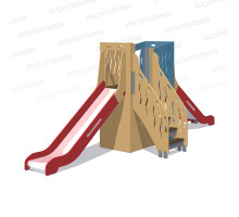 Детский игровой модуль с горкой Romana 115.30.00