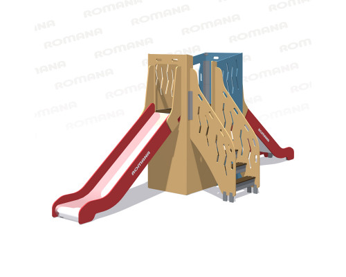 Детский игровой модуль с горкой Romana 115.30.00